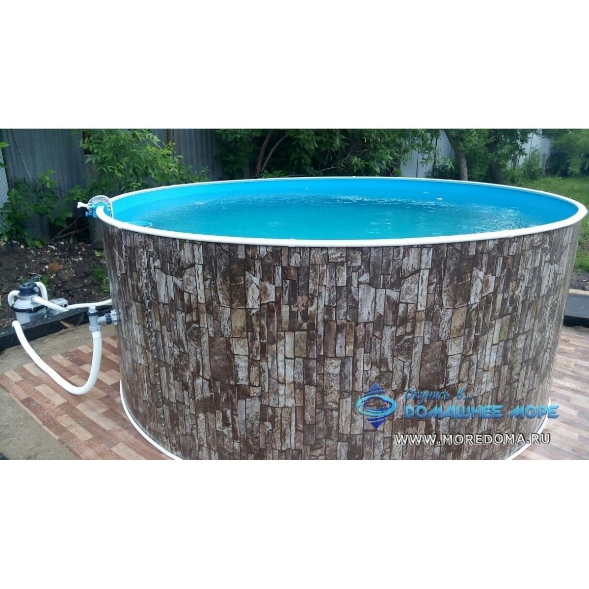 Пленка ПВХ 3,6х1,4 м голубая для бассейнов, прочная, Larimar 5187778 Пленка ПВХ 3,6х1,4 м голубая для бассейнов, прочная, Larimar 5187778