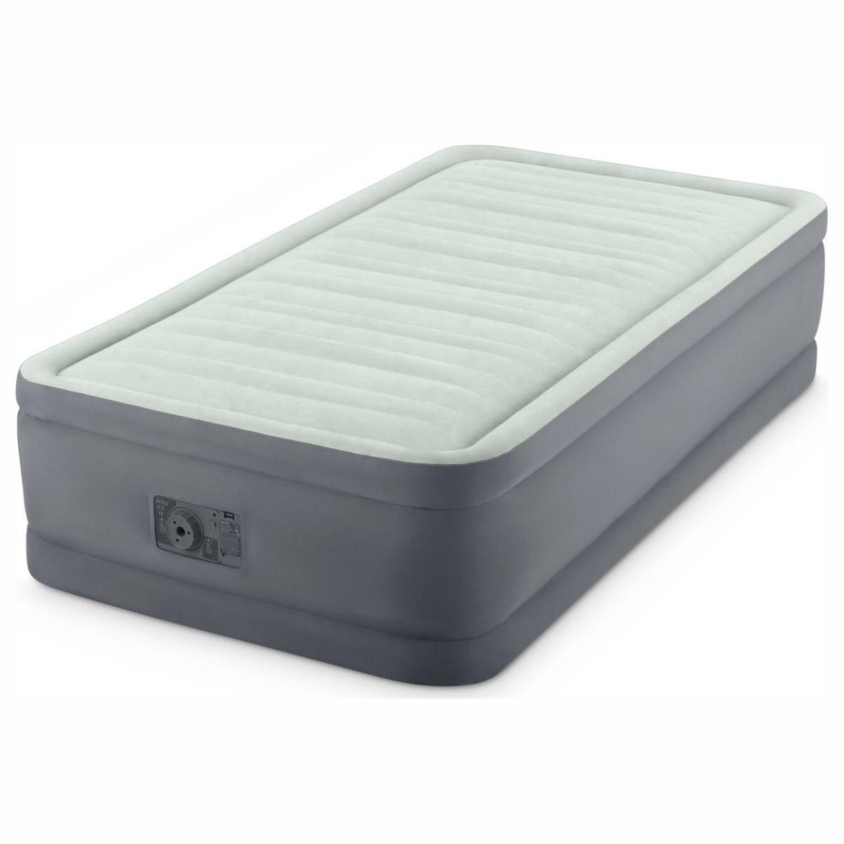 Кровать надувная 99×191×46 см, встроенный насос 220В, PremAire I, INTEX, 64902 Кровать надувная 99×191×46 см, встроенный насос 220В, PremAire I, INTEX, 64902