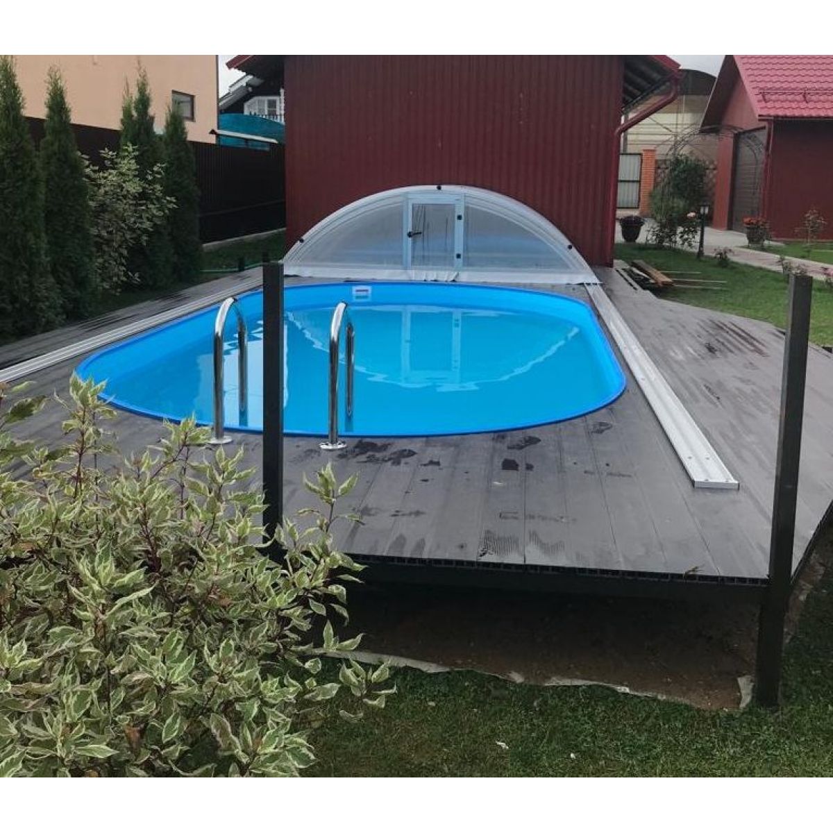 Бассейн каркасный 7,0x3,5x1,2 м для заглубления, полный комплект, овальный, Summer Fun 501010243KB Бассейн каркасный 7,0x3,5x1,2 м для заглубления, полный комплект, овальный, Summer Fun 501010243KB