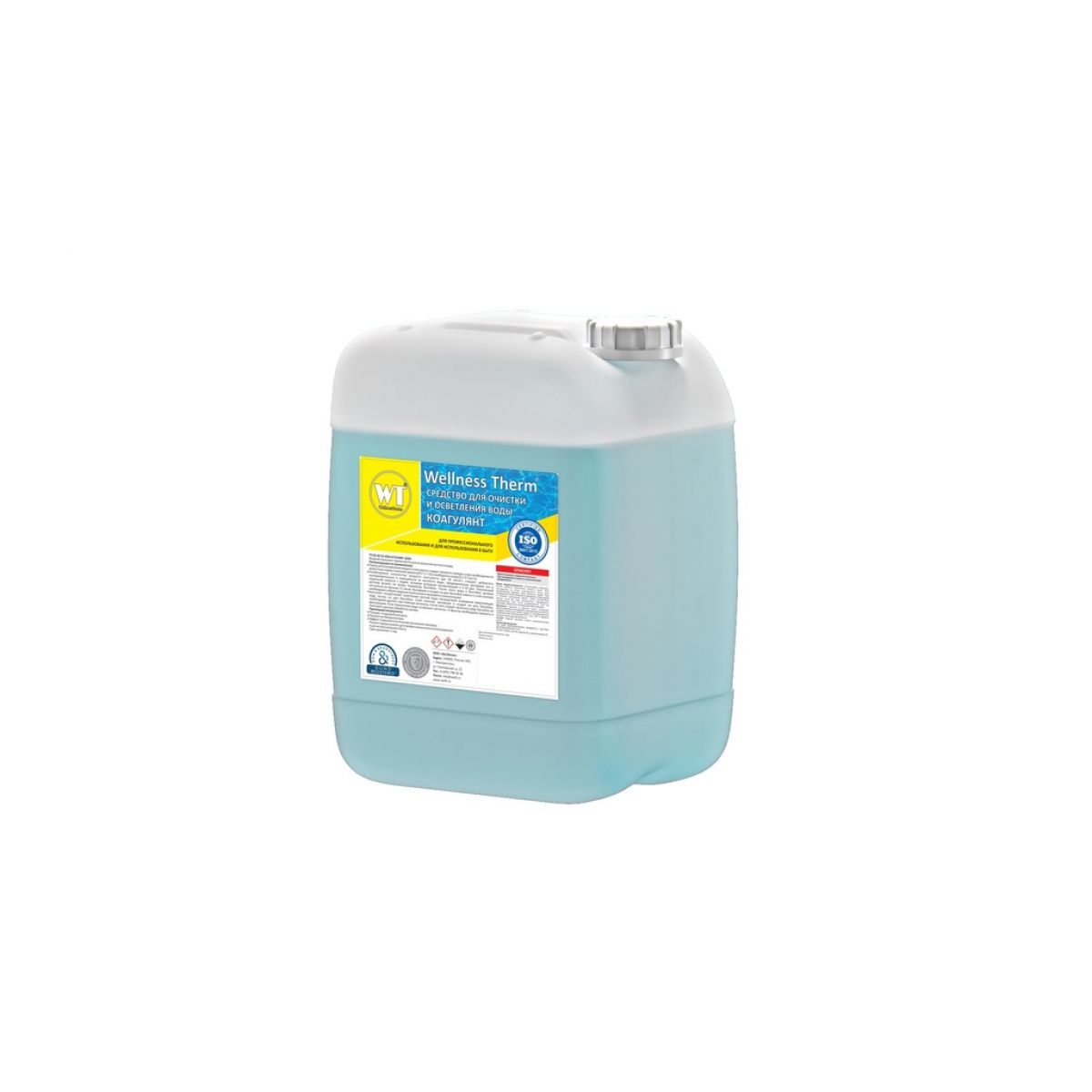 Коагулянт 5 л для бассейна, осветление воды, Wellness Therm 312590 Коагулянт 5 л для бассейна, осветление воды, Wellness Therm 312590