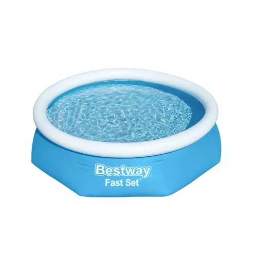 Бассейн надувной 244x61 см, круглый, с фильтр-насосом, BESTWAY 57450
