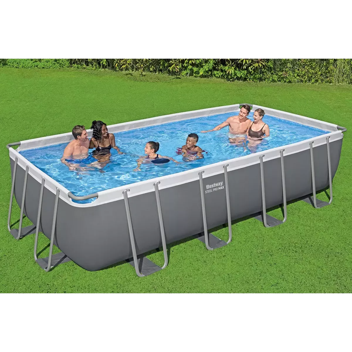 Каркасный бассейн 549x274x122 см, прямоугольный, с аксессуарами, BESTWAY 56465 Каркасный бассейн 549x274x122 см, прямоугольный, с аксессуарами, BESTWAY 56465