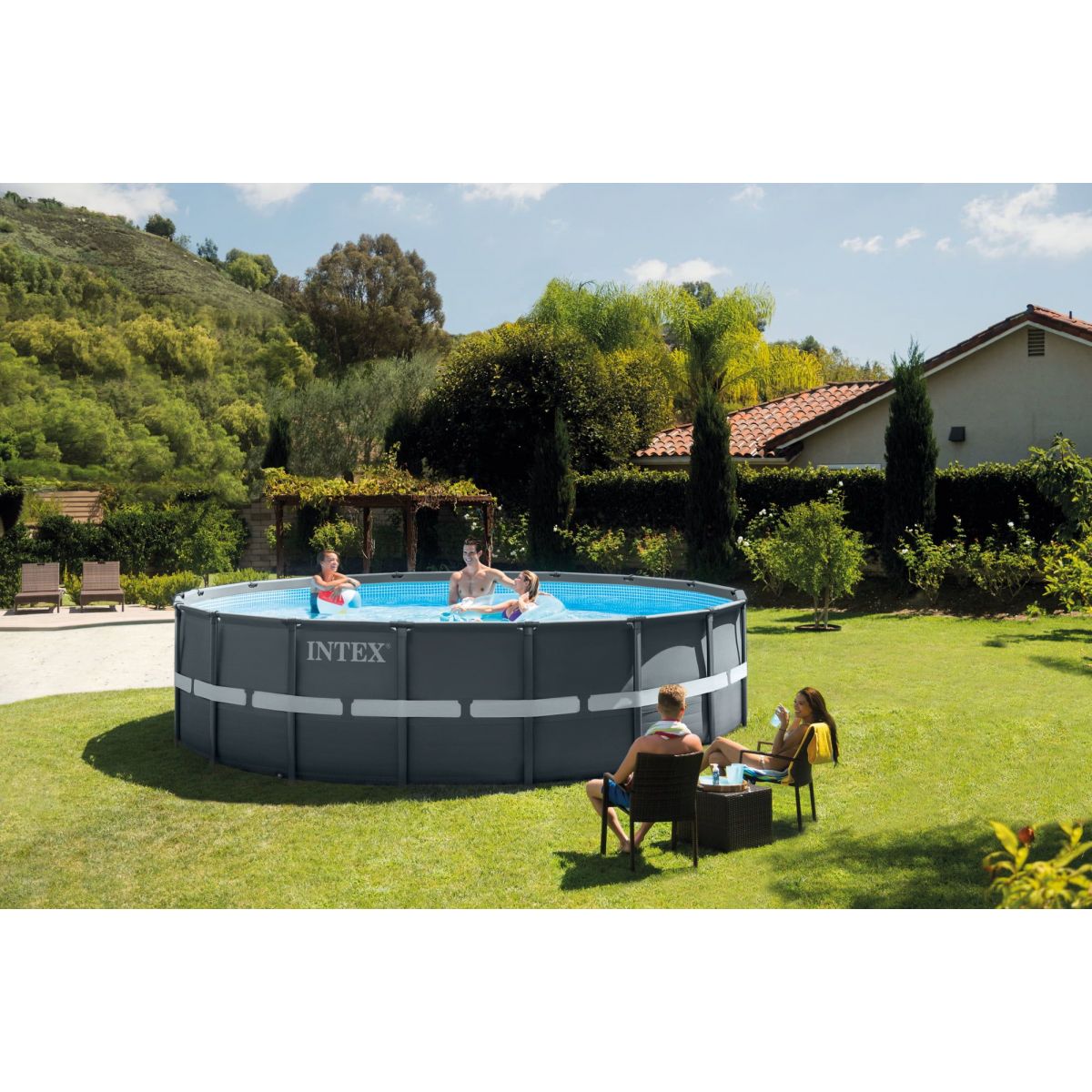 Чашковый пакет 5,49 х 1,32 м для каркасного бассейна Ultra Frame INTEX 12436A Чашковый пакет 5,49 х 1,32 м для каркасного бассейна Ultra Frame INTEX 12436A
